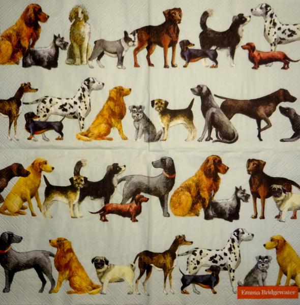 HUN-763 Hunde - 3-lagig - Ihr - Emma Bridgewater - CS